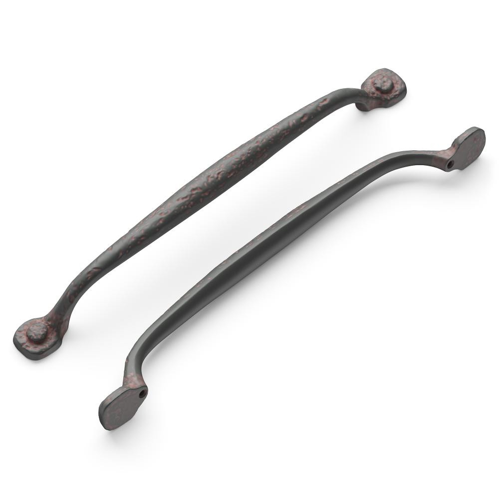 Hickory Hardware P2995-RI Refined Rustic Collection Pull 8-13/16 Inch (224mm) Center to Center Rustic Iron Finish